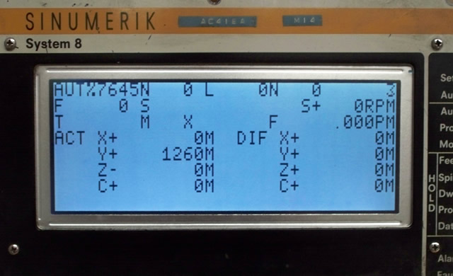 SIEMENS SYSTEM 8 Replacement Display